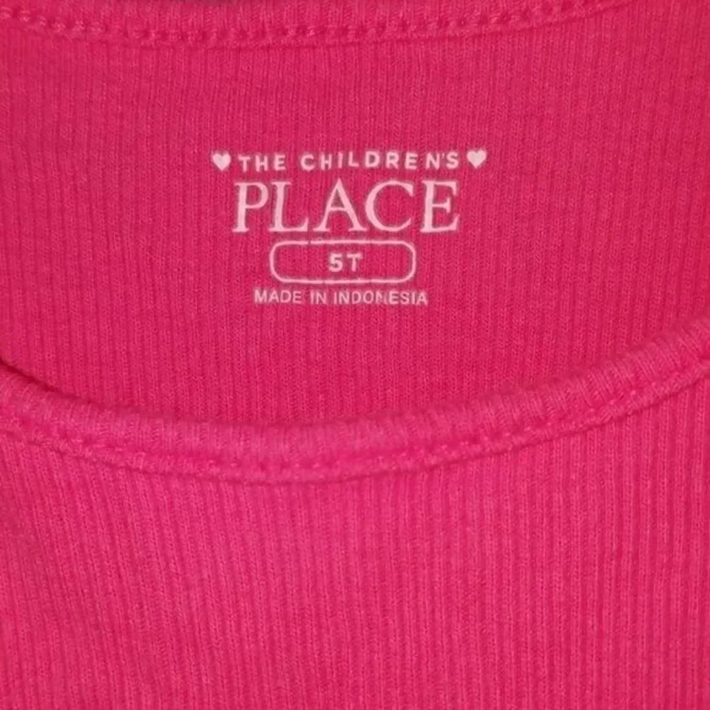Dress The Children's Place Pink Floral Ribbed Tank SLEEVELESS Youth Kids Girls 5